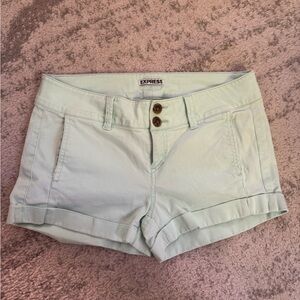 Express Women's Mint Green Shorts